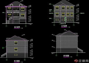 歐式風(fēng)格農(nóng)居房建筑設(shè)計施工圖解析